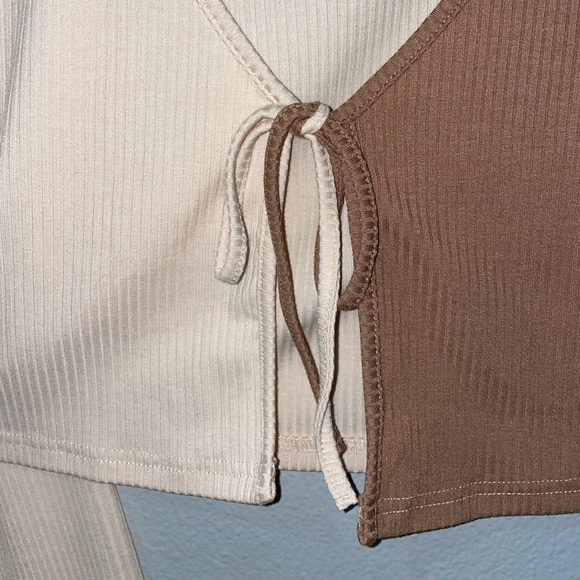 Brown and cream long sleeve from ROMWE - Picture 3 of 6